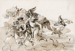 الملائكة الطائرة والبوتي بواسطة دومينيكو تيبولو